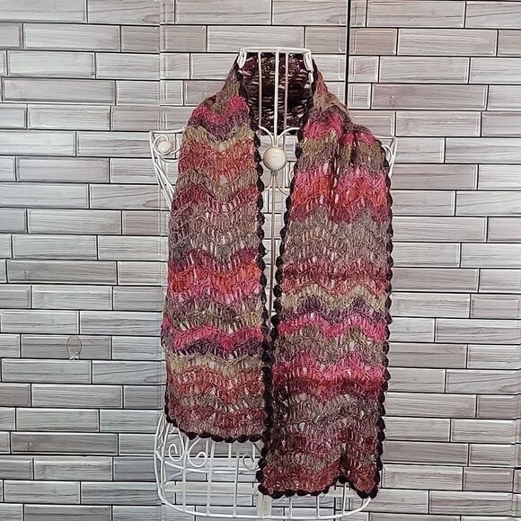 Handmade winter scarf One Size - Picture 4 of 6